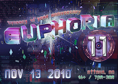 Euphoria 11 Flyer (Front)