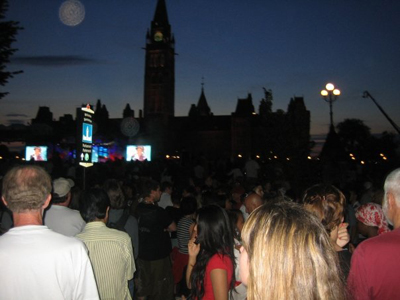 Parliament Hill on Canada Day